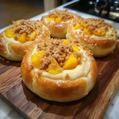 Peach Brioche 5 Steps Ultimate Delicious