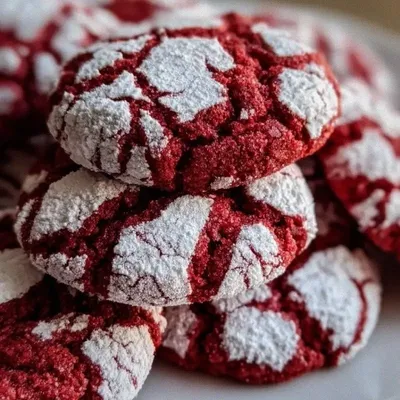 Red Velvet Crinkle Cookies: Irresistible in 30 Minutes