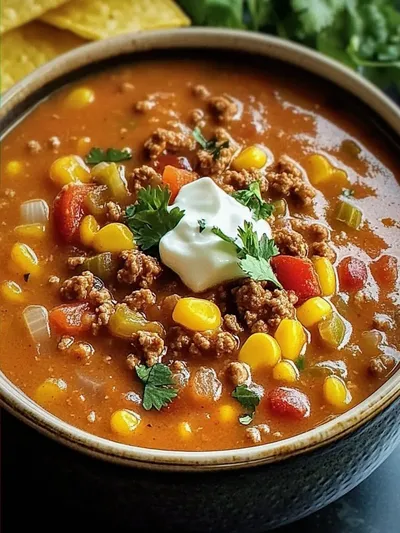 Savor Ground Beef Enchilada Soup for Cozy Family Nights