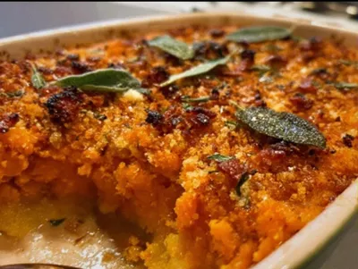Savoury Sweet Potato Casserole