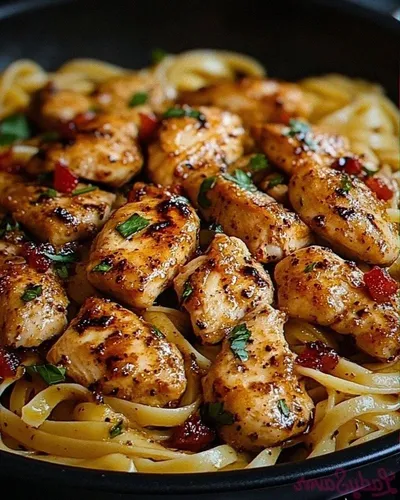 Spicy Cajun Chicken and Linguine in One-Pan Wonder