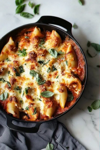 Spinach and Rillcotta Stuffed Shes