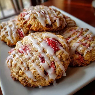 Strawberry Iced Oatmeal Cookies: A Delightful Recipe!