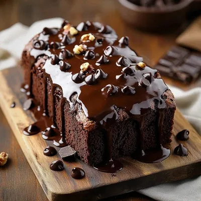 The best Hot Fudge Brownie Bread