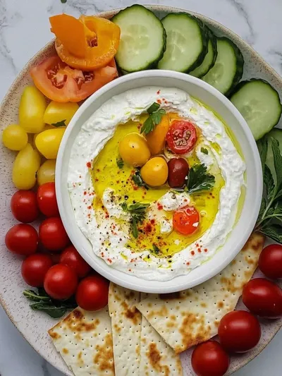 Transform Your Snacks with Easy Homemade Labneh Dip