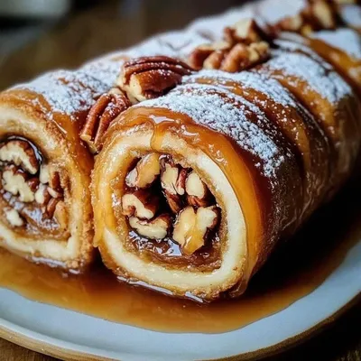 Ultimate Cinnamon Maple Pecan Roulades