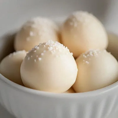 White Chocolate Covered Peanut Butter Balls Recipe