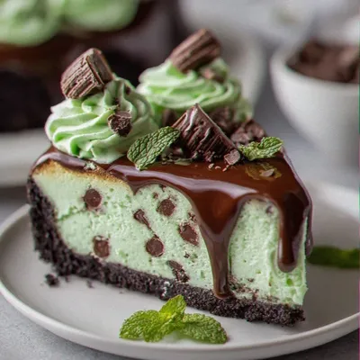 Mint Chocolate Cheesecake: A Delicious Dessert Twist!