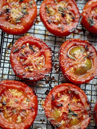 Air Fryer Roasted Roma Tomatoes for a Flavor Boost
