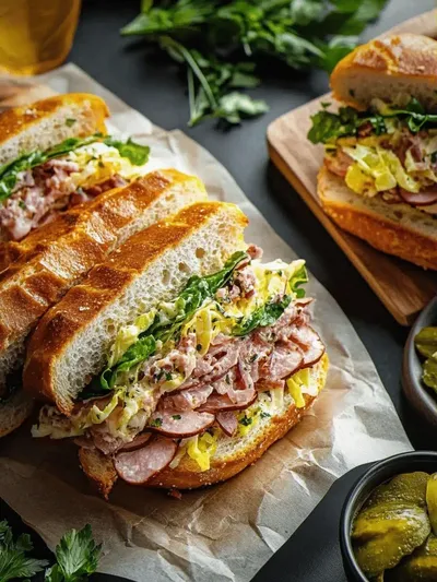 Mouthwatering Cuban Garlic Bread Sandwiches You’ll Crave