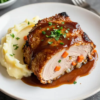 Budget-Friendly Turkey Meatloaf and Glaze