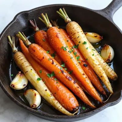 budgetfriendly roasted carrots and parsnips with garlic for cozy dinners