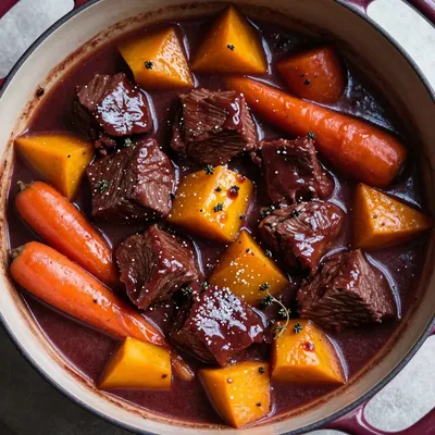 budgetfriendly slow cooker beef and winter squash stew for january meals