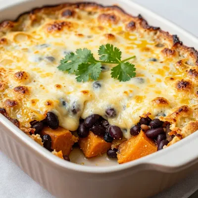 budgetfriendly sweet potato and black bean casserole for healthy eating