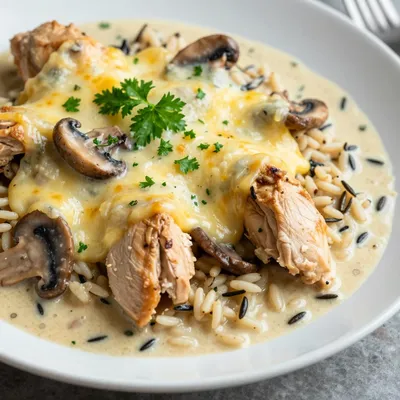 Cozy Creamy Chicken and Wild Rice Casserole for Winter Meal