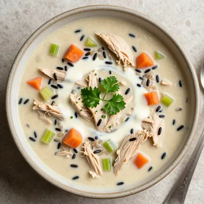 Creamy Chicken and Wild Rice Soup for January Warmth