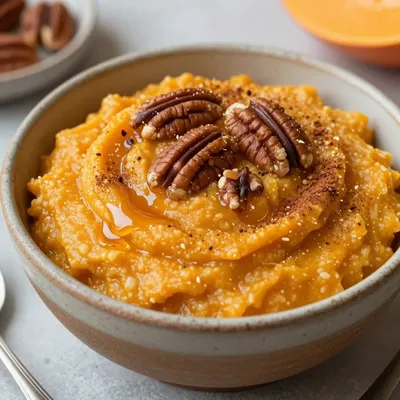 Creamy Pumpkin Oatmeal for Warm January Breakfast