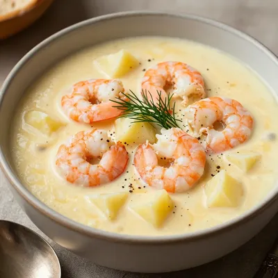 Creamy Slow Cooker Shrimp and Potato Chowder for Comfort