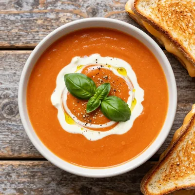 Creamy Tomato Soup for a Cozy January Lunch
