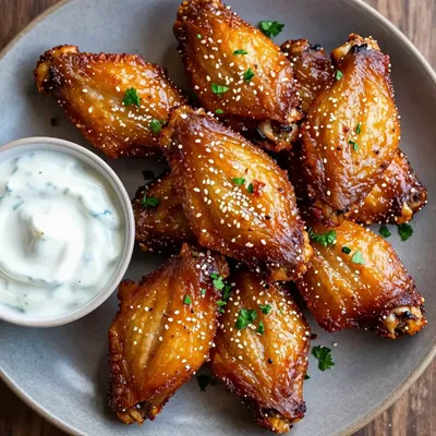 Crispy Oven Baked Wings for Football Sunday
