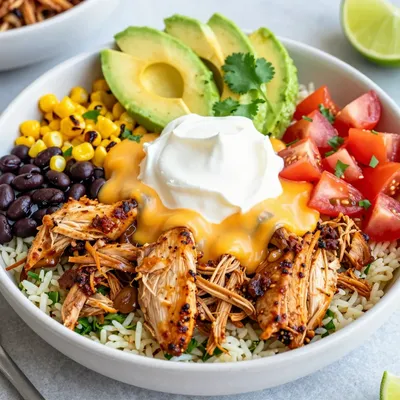 Freezer Prep Chicken Burrito Bowls for Easy Meal Prep