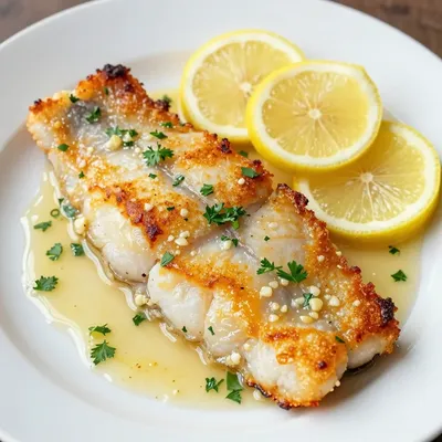 Garlic Butter Cod with Lemon for a 15-Minute Dinner