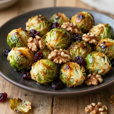 Healthy Roasted Brussels Sprouts With Balsamic