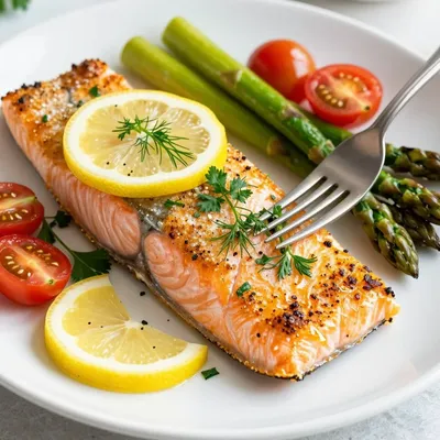 Healthy Sheet Pan Lemon Herb Salmon for New Year Reset Dinners