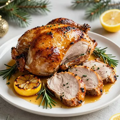 Lemon Herb Roasted Turkey Breast for New Year