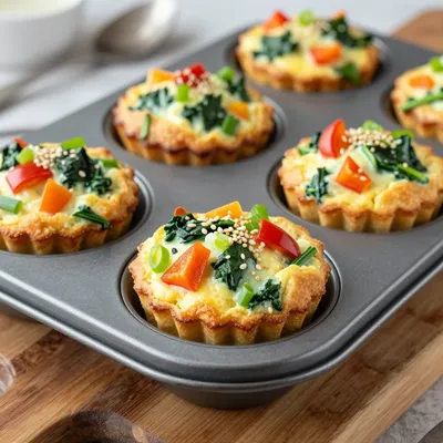 Meal Prep Veggie Packed Omelet Muffins for Breakfast