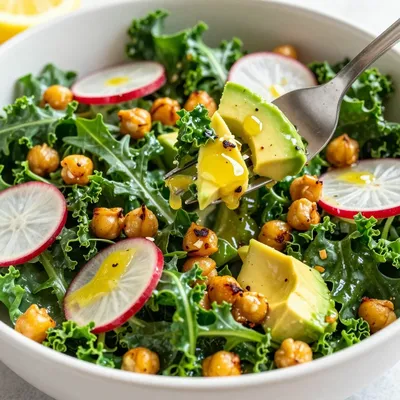 New Year Detox Salad with Pantry Chickpeas and Lemon