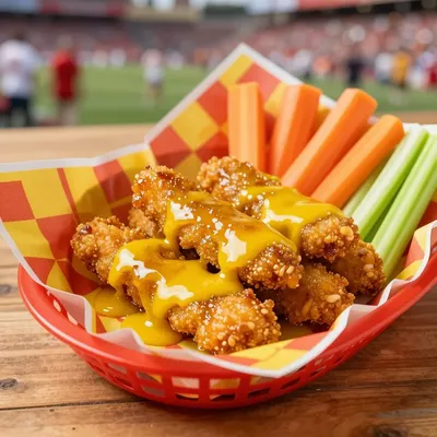 NFL Playoff Honey Mustard Chicken Tenders for Kids