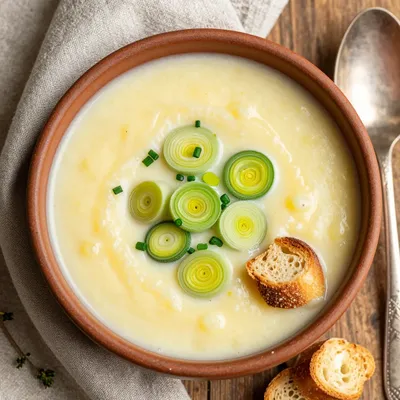 Slow Cooker Creamy Potato Leek Soup for Cozy Evenings