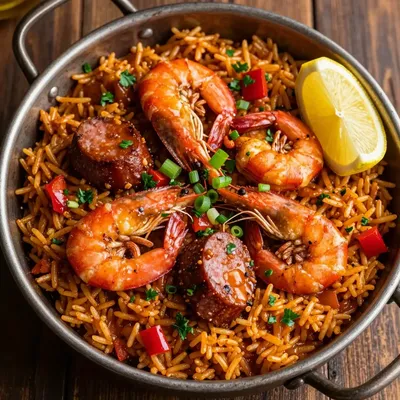 Spicy Slow Cooker Jambalaya for NFL Playoffs