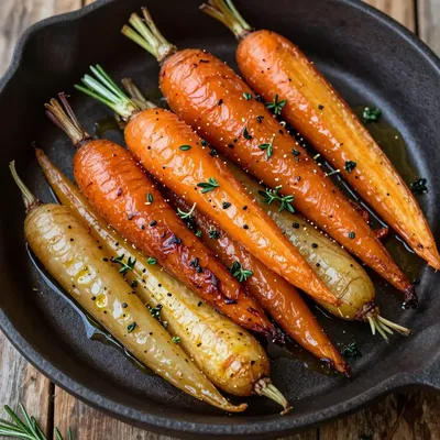 warm lemon and herb roasted carrot and parsnip medley for dinners