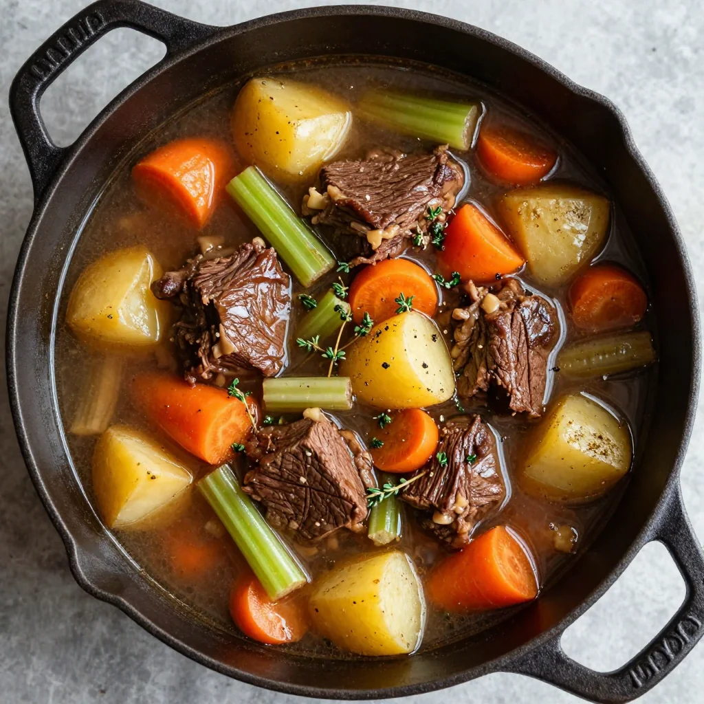 batch cooking slow cooker beef and vegetable soup for january