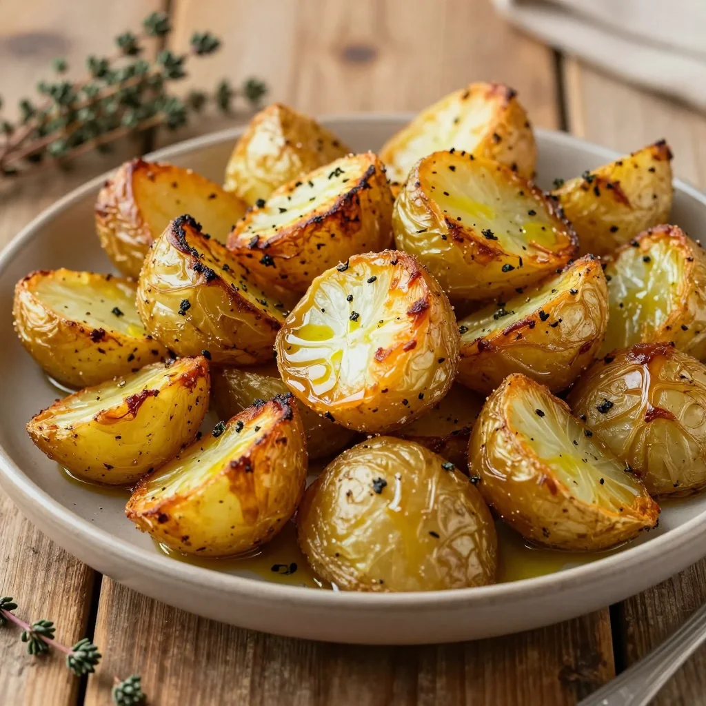 budgetfriendly garlic roasted potatoes and cabbage for cold evenings