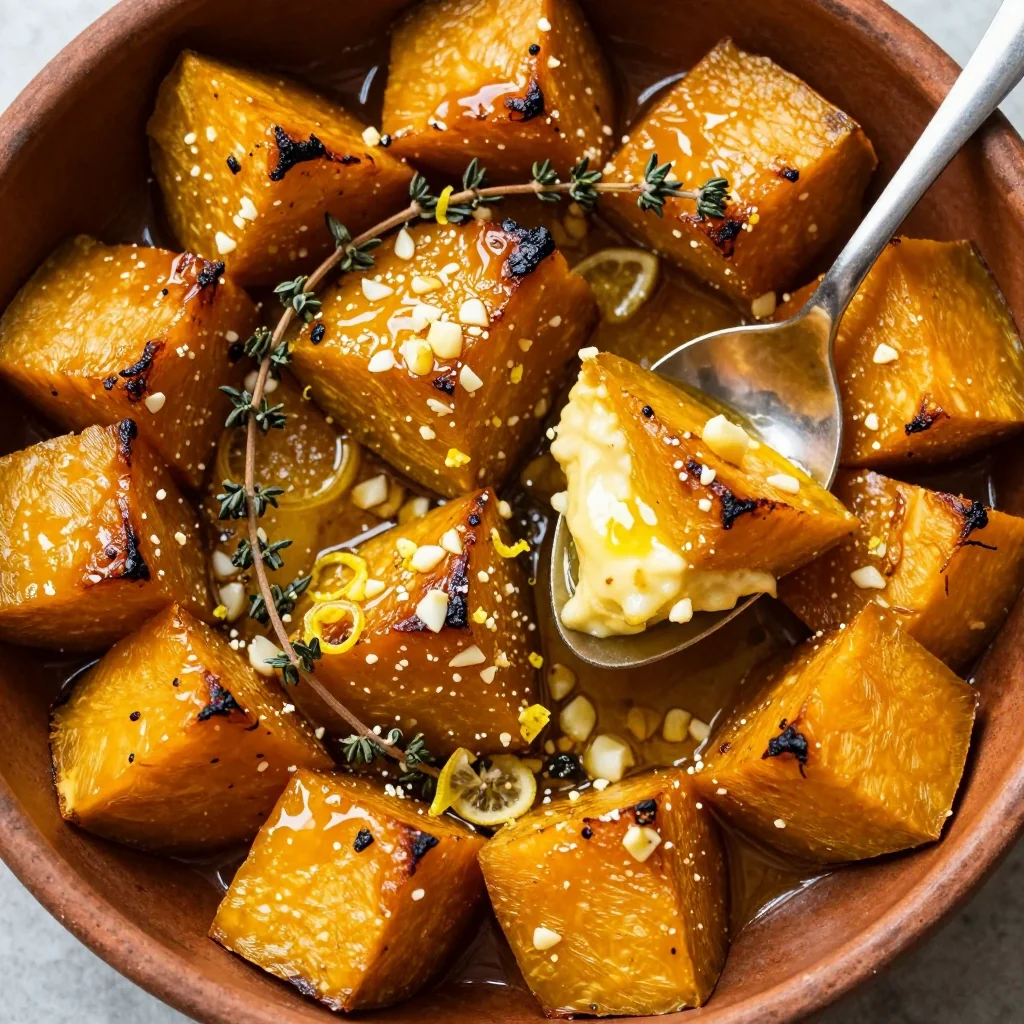 budgetfriendly lemon garlic roasted winter squash for cold nights