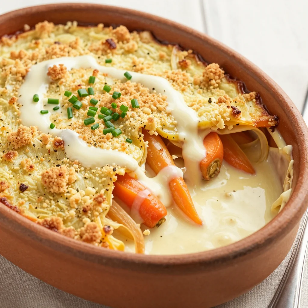 creamy carrot and parsnip casserole for comforting winter suppers