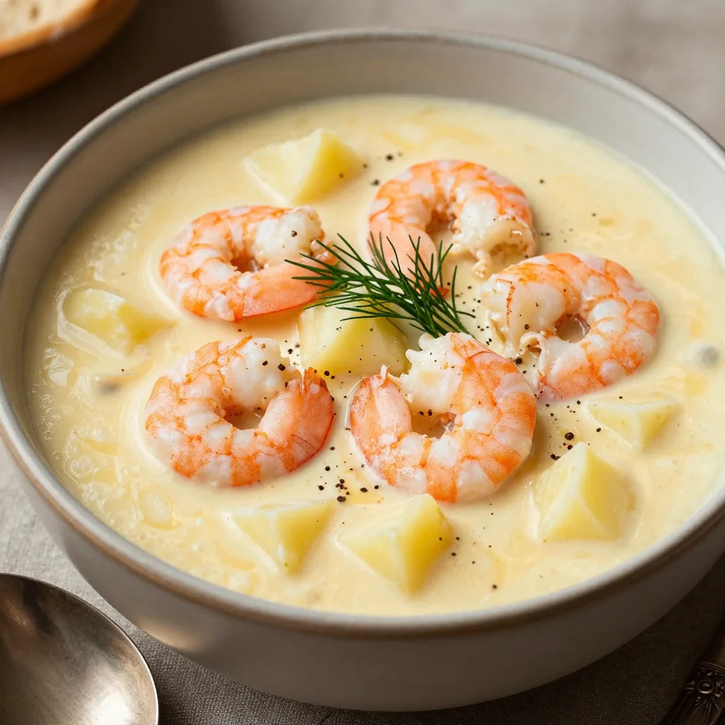 Creamy Slow Cooker Shrimp and Potato Chowder for Comfort