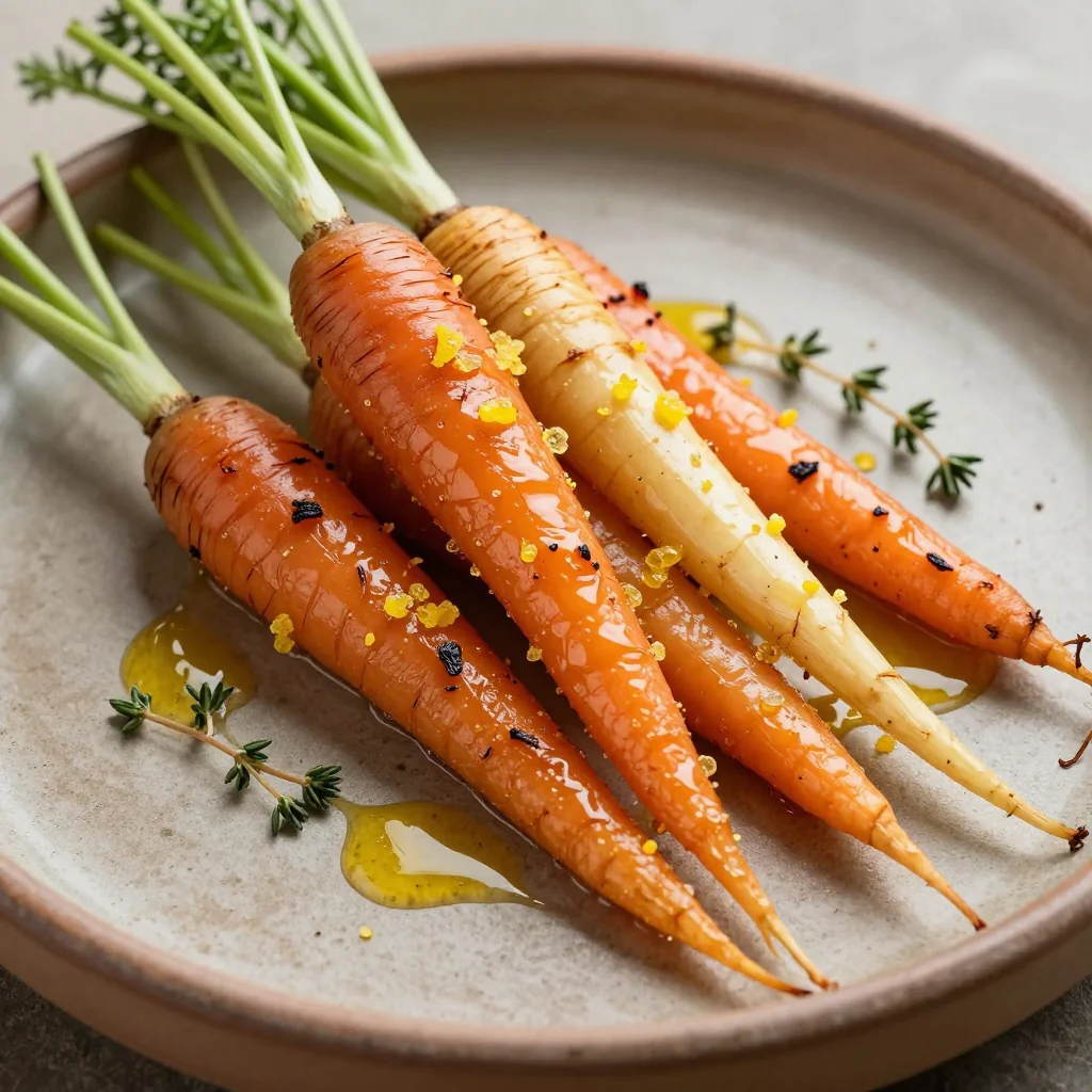 ginger lemon roasted carrots and parsnips for cozy side dishes