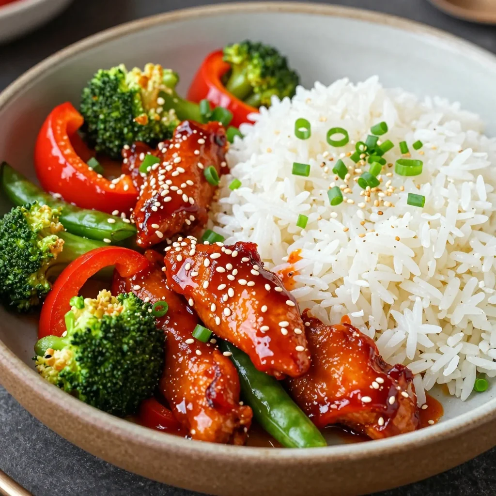 Spicy Chicken and Veggie Stir Fry for Healthy Dinner