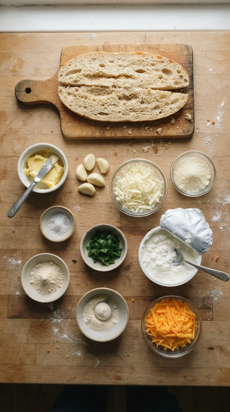 Ingredients for High Protein Cottage Cheese Flatbread Recipe
