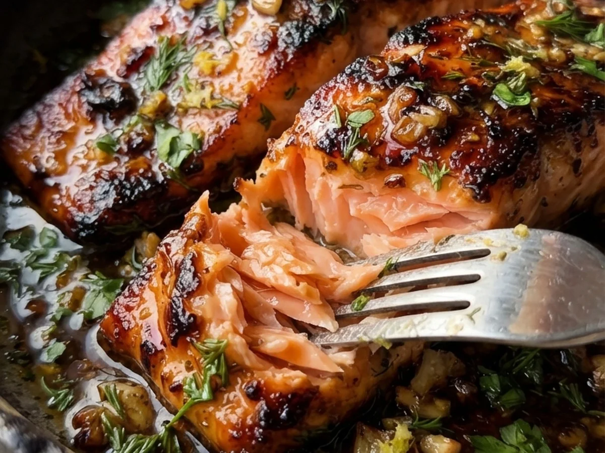 High Protein Honey Garlic Salmon Recipe