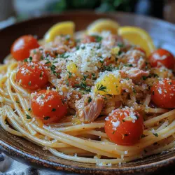 In the fast-paced world we live in, finding the balance between delicious and healthy meals can be a challenge. Enter Zesty Lemon Garlic Tuna Pasta, a dish that effortlessly combines freshness and convenience without sacrificing flavor. This delightful pasta recipe is not only quick to prepare but also packed with vibrant flavors that can elevate your weeknight dinners or impress guests at a dinner party.