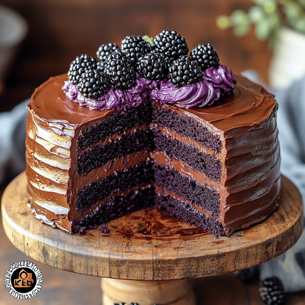 If you’re a chocolate lover searching for the ultimate indulgence, look no further than the Bourbon Bliss Chocolate Cake. This exquisite dessert combines the deep, rich flavors of chocolate with the refreshing tanginess of fresh blackberries and a delightful hint of bourbon. It’s not just a cake; it’s a culinary experience that elevates any occasion, be it a festive gathering, a romantic dinner, or simply a treat to indulge your sweet tooth.