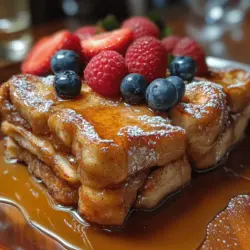There's something undeniably enchanting about breakfast dishes. They are often considered the most important meal of the day, serving not only to nourish our bodies but also to awaken our senses with their enticing aromas and flavors. Among the myriad of breakfast options, a few stand out for their ability to bring comfort and joy to the table. One such dish is Cinnamon Roll Stuffed French Toast, a delightful fusion of two beloved breakfast staples that promises to elevate your morning routine or brunch gatherings to new heights.