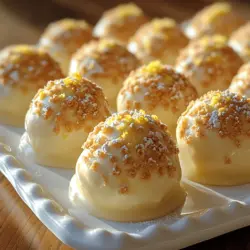 Lemon desserts have a unique ability to brighten up any occasion with their refreshing tang and vibrant flavor. The tartness of lemon combined with a touch of sweetness creates an irresistible balance that appeals to dessert lovers of all ages. Among the many lemon-infused treats, Zesty Lemon Truffles stand out as an elegant and delightful choice. These truffles are not only a visual treat but also a burst of flavor that can elevate your dessert game for any gathering, whether it's a festive celebration, a dinner party, or simply an indulgent treat for yourself.