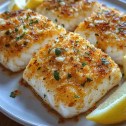 If you’re searching for a healthy yet delicious seafood option that can easily elevate a weeknight dinner or make a statement at a special gathering, look no further than baked haddock with garlic crumbs. This delectable dish not only showcases the mild, flaky texture of haddock but also tantalizes the palate with the savory crunch of garlic-infused breadcrumbs. The combination of tender fish and crispy topping creates a harmonious balance that is sure to please, whether you are hosting guests or enjoying a cozy meal at home.