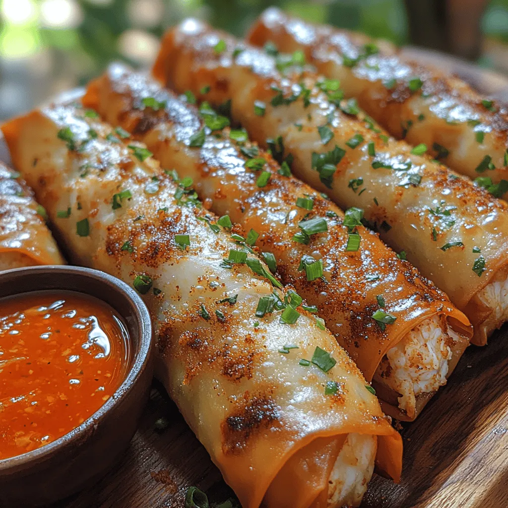 Lump crab meat is the star ingredient in our Crabby Delight Egg Rolls. Sourced from the body of the crab, this meat is characterized by its large, tender pieces and sweet flavor. When purchasing crab meat, it’s essential to look for high-quality options, ideally fresh or pasteurized crab meat from reputable sources. The best crab meat is typically found in the seafood section of your local grocery store or at specialty seafood markets. Look for varieties labeled “jumbo lump” or “lump” for the largest pieces, which will provide the best texture and presentation in your egg rolls.